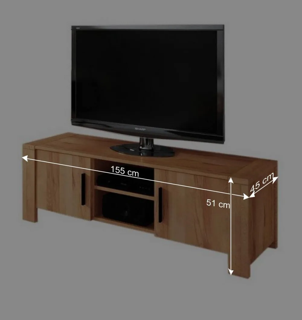 Wohnen Tv & Hifi-Möbel|Lowboards<TV Lowboard Mosniak aus Kernbuche Massivholz