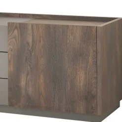 Wohnen Wohnwände<TV Lowboard und Wandregal Set - Mundo (zweiteilig)