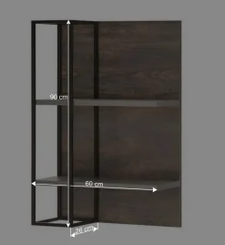 Wohnen Wohnwände<TV Lowboard und Wandregal Set - Mundo (zweiteilig)