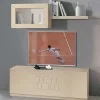 Wohnen Wohnwände<TV Möbel Kombi in Esche hell - Odillava (dreiteilig)