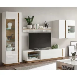 Wohnen Wohnwände<TV Scandi Wohnwand Set - Myrda (vierteilig)