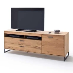 Wohnen Tv & Hifi-Möbel<TV Schrank aus Eiche Bianco geölt - Assela