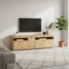 Wohnen Tv & Hifi-Möbel|Lowboards<TV Schrank aus Massivholz Eiche - Destal