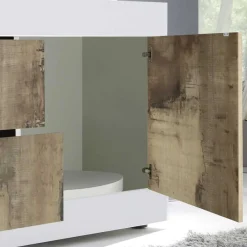 Wohnen Tv & Hifi-Möbel<TV Schrank in Holz verwittert - Olvenion