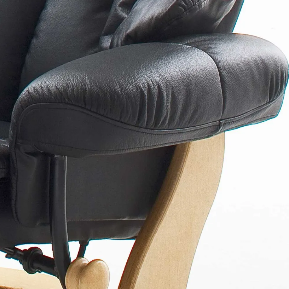 Wohnen Sessel<TV Sessel Manon in Schwarz (zweiteilig)