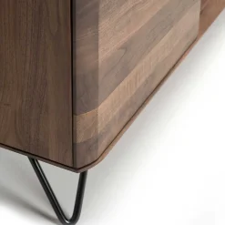 Wohnen Tv & Hifi-Möbel|Lowboards<TV Unterschrank aus Nussbaum Massivholz - Rivossa