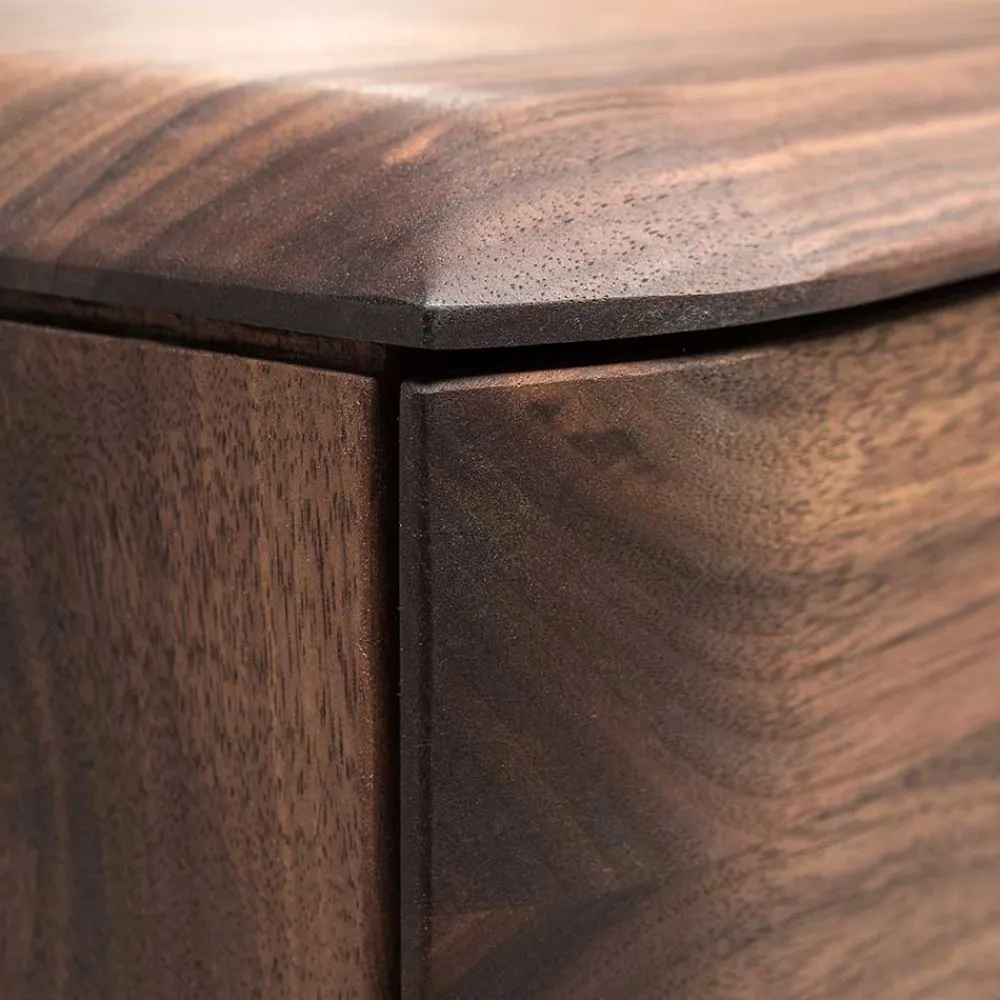 Wohnen Tv & Hifi-Möbel|Lowboards<TV Unterschrank aus Nussbaum Massivholz - Rivossa