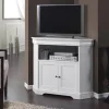 Wohnen Tv & Hifi-Möbel<TV Unterschrank für Ecke in Weiß - Zarinas