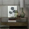 Wohnen Tv & Hifi-Möbel|Lowboards<TV Unterschrank in Altmessing Metall - Liviano