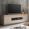 Wohnen Tv & Hifi-Möbel|Lowboards<TV Unterschrank in Taupe & Akazie - Anja