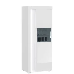 Wohnen Wohnwände<TV Wohnwand Möbel mit LED Set - Gomata (vierteilig)