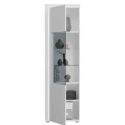 Wohnen Wohnwände<TV Wohnwand Möbel mit LED Set - Gomata (vierteilig)