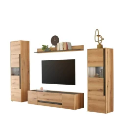Wohnen Wohnwände<TV Wohnwand Möbel Set - Colomania (vierteilig)