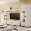 Wohnen Wohnwände<TV Wohnwand Möbelkombi mit LED - Racelyn (vierteilig)