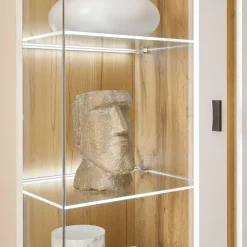 Wohnen Wohnwände<TV Wohnwand Möbelkombi mit LED - Racelyn (vierteilig)