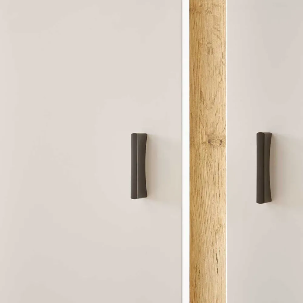 Wohnen Wohnwände<TV Wohnwand Möbelkombi mit LED - Racelyn (vierteilig)
