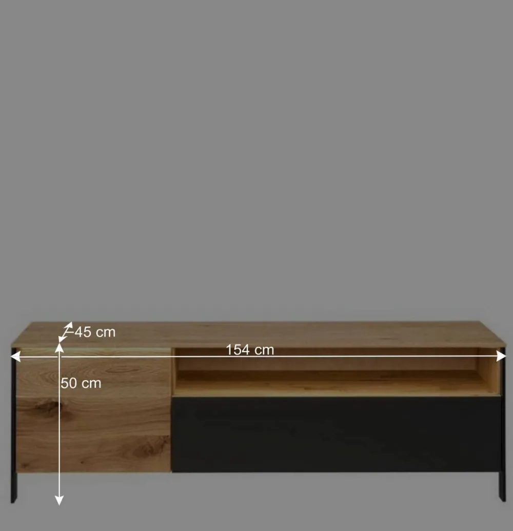 Wohnen Wohnwände<TV Wohnwand Möbelset 194 cm breit - Viligrana (dreiteilig)