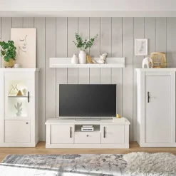 Wohnen Wohnwände<TV Wohnwandkombination 295 cm breit - Liancos (vierteilig)