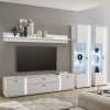 Wohnen Wohnwände<TV Wohnwandmöbel in Weiß Set - Tirol (vierteilig)