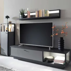 Wohnen Wohnwände<TV Wohnzimmermöbel Set - Ridona (dreiteilig)