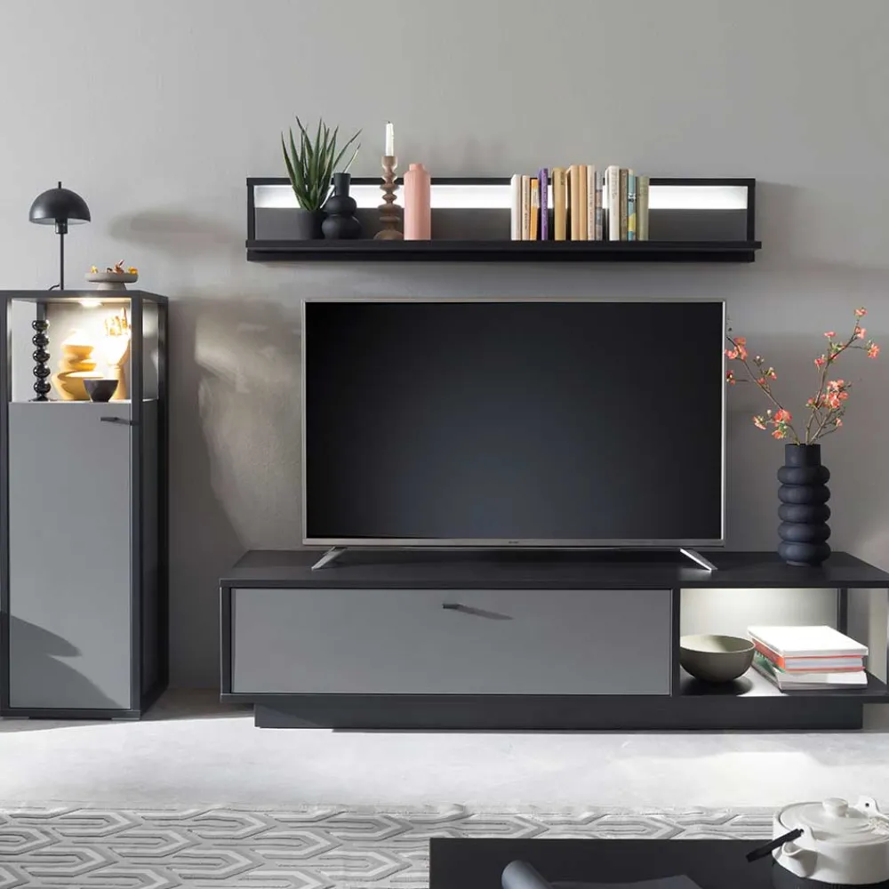 Wohnen Wohnwände<TV Wohnzimmermöbel Set - Ridona (dreiteilig)