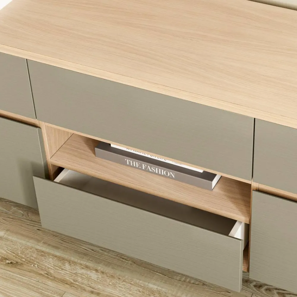Wohnen Tv & Hifi-Möbel|Lowboards<TV-Board in Eukalyptus und Eiche Optik - Promo