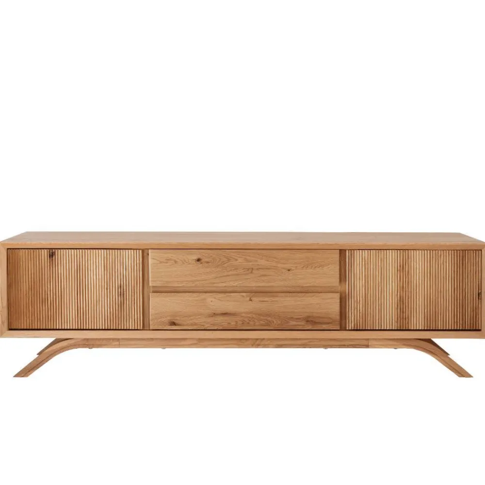 Wohnen Tv & Hifi-Möbel|Lowboards<TV-Kommode aus Wildeiche Massivholz - Fredellia