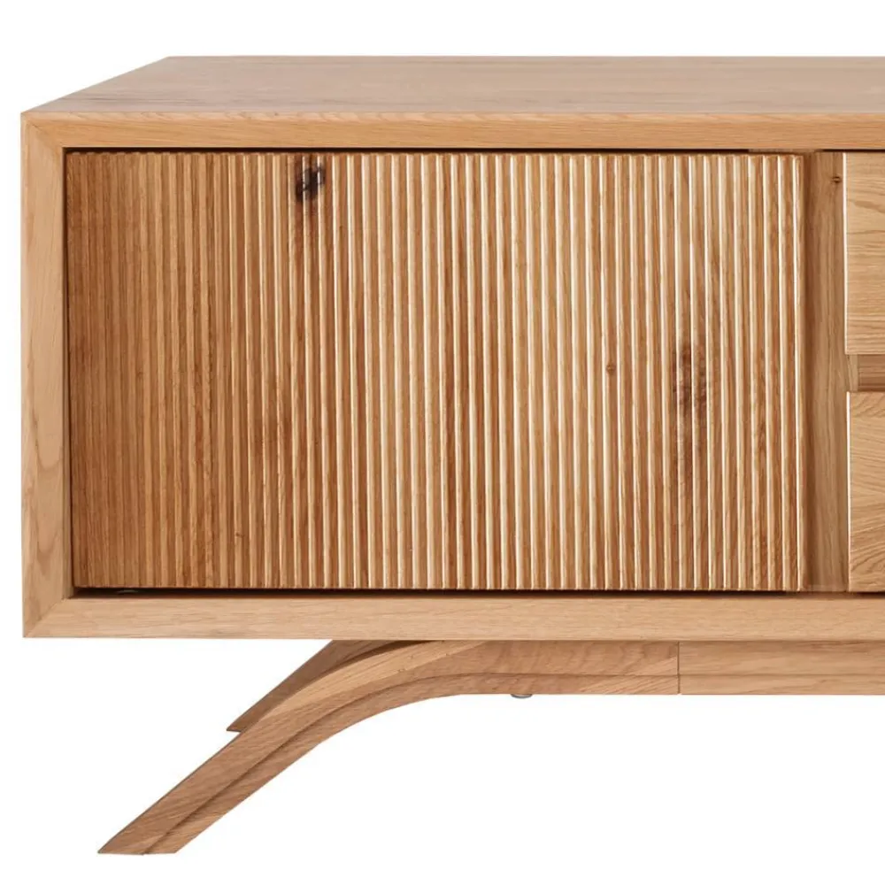 Wohnen Tv & Hifi-Möbel|Lowboards<TV-Kommode aus Wildeiche Massivholz - Fredellia