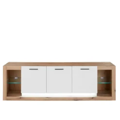Wohnen Wohnwände<TV-Lowboard & Wandboard Set - Adejano (zweiteilig)