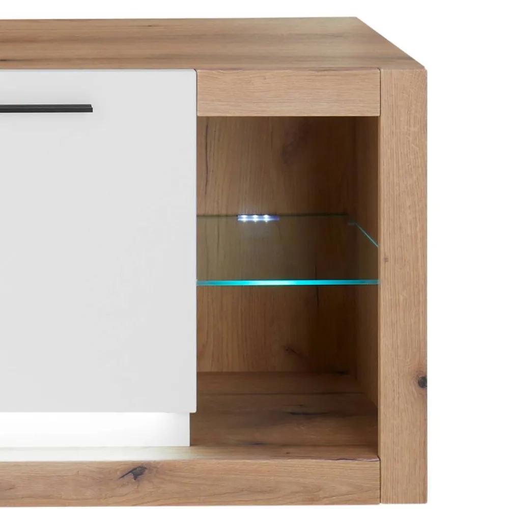 Wohnen Wohnwände<TV-Lowboard & Wandboard Set - Adejano (zweiteilig)
