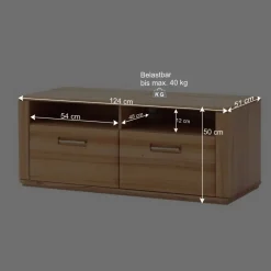 Wohnen Lowboards|Tv & Hifi-Möbel<TV-Lowboard Athias aus Kernbuche teilmassiv
