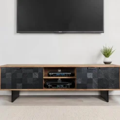 Wohnen Tv & Hifi-Möbel|Lowboards<TV-Lowboard aus Akazie Massivholz - Milo