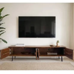 Wohnen Lowboards<TV-Lowboard aus Sheesham Massivholz - Classima