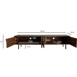 Wohnen Lowboards<TV-Lowboard aus Sheesham Massivholz - Classima