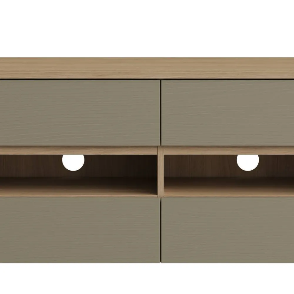 Wohnen Tv & Hifi-Möbel|Lowboards<TV-Unterschrank in Eukalyptus und Eiche Optik - Promo