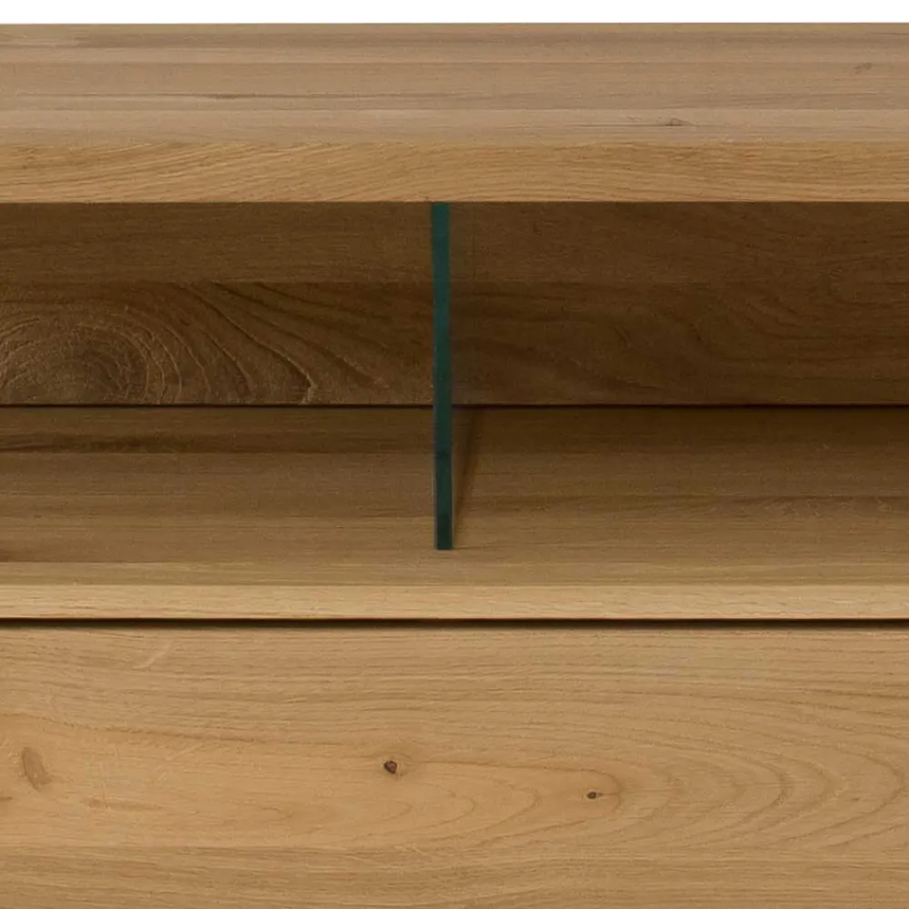 Wohnen Tv & Hifi-Möbel|Lowboards<Unterschrank Fernseher aus Wildeiche Massivholz - Obinson