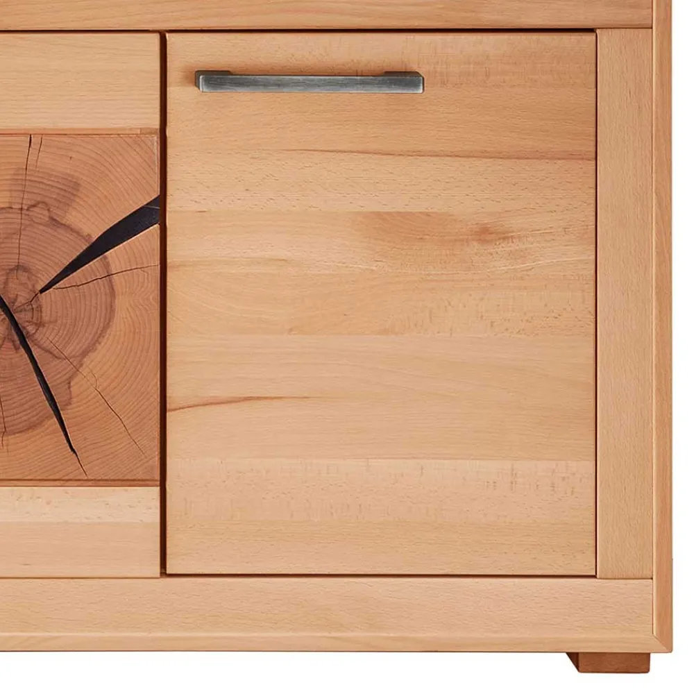 Wohnen Tv & Hifi-Möbel|Lowboards<Unterschrank für den Fernseher aus Kernbuche - Sarosca