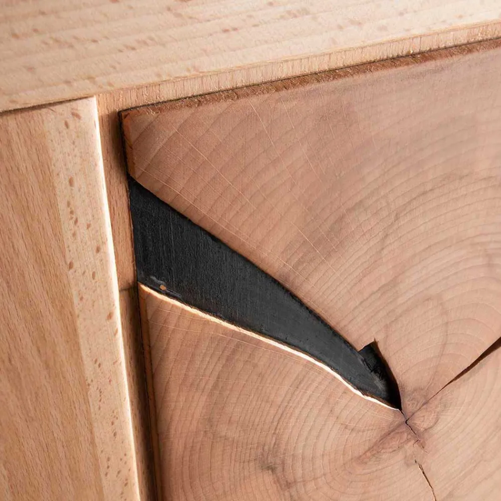 Wohnen Tv & Hifi-Möbel|Lowboards<Unterschrank für den Fernseher aus Kernbuche - Sarosca