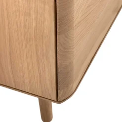 Wohnen Tv & Hifi-Möbel|Lowboards<Unterschrank für Fernseher aus Eiche Bianco - Bakaras