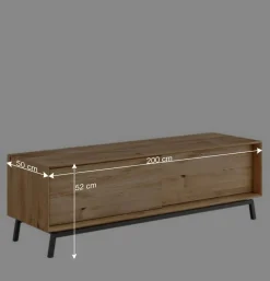 Wohnen Tv & Hifi-Möbel|Lowboards<Unterschrank für Fernseher mit Schiebetüren - Fabiella