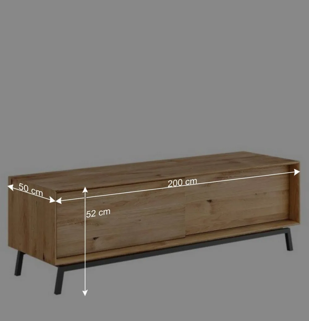 Wohnen Tv & Hifi-Möbel|Lowboards<Unterschrank für Fernseher mit Schiebetüren - Fabiella