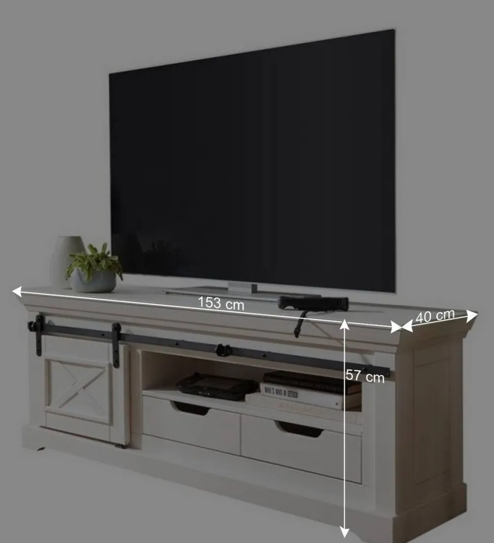 Wohnen Tv & Hifi-Möbel|Lowboards<Unterschrank für TV mit Schiebetür - Kuito