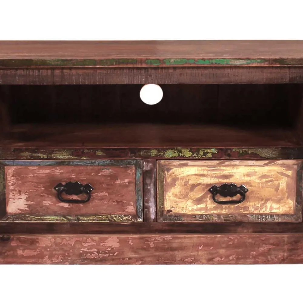 Wohnen Tv & Hifi-Möbel|Lowboards<Used Look TV Board aus Altholz Jamaica im Shabby Chic