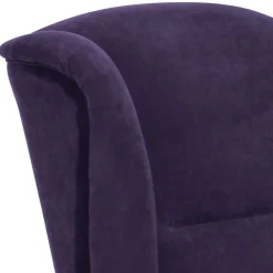 Wohnen Sessel<Velours Ohrensessel in Violett - Sotonio