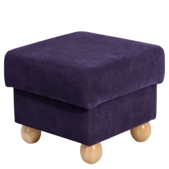 Wohnen Sessel<Velours Ohrensessel in Violett - Sotonio