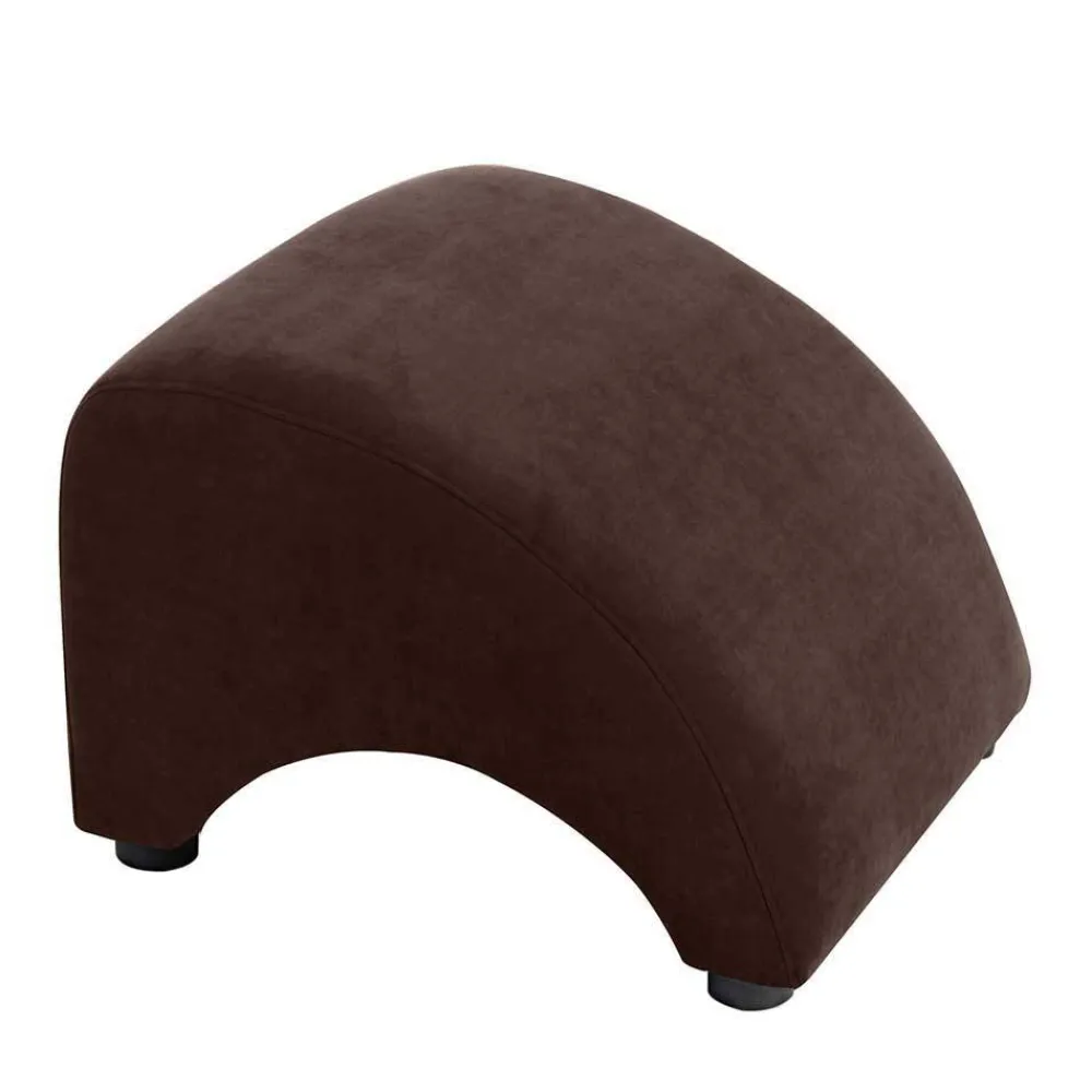 Wohnen Sessel<Velours Sessel in Braun mit Nussbaumfarben - Vastonia