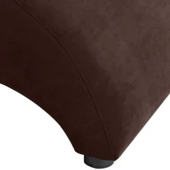 Wohnen Sessel<Velours Sessel in Braun mit Nussbaumfarben - Vastonia