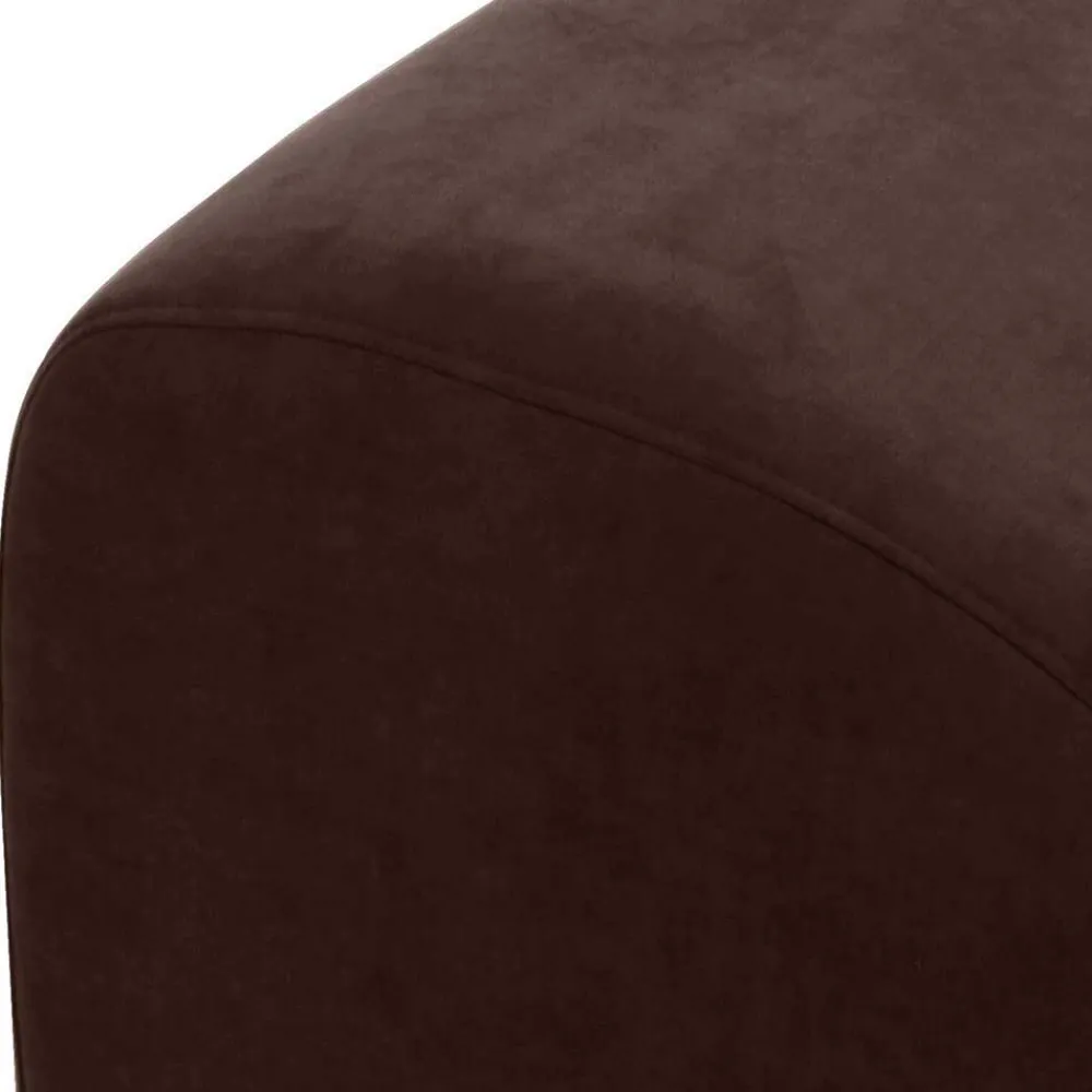 Wohnen Sessel<Velours Sessel in Braun mit Nussbaumfarben - Vastonia