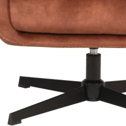 Wohnen Sessel<Velours TV Sessel in Rost Braun - Vuluza