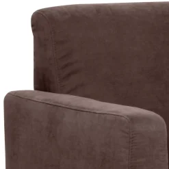Wohnen Sessel<Velours Wohnzimmersessel in Braun - Dario